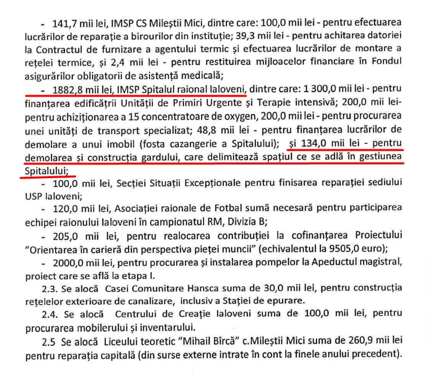 134 mii de lei pentru gard maternitate