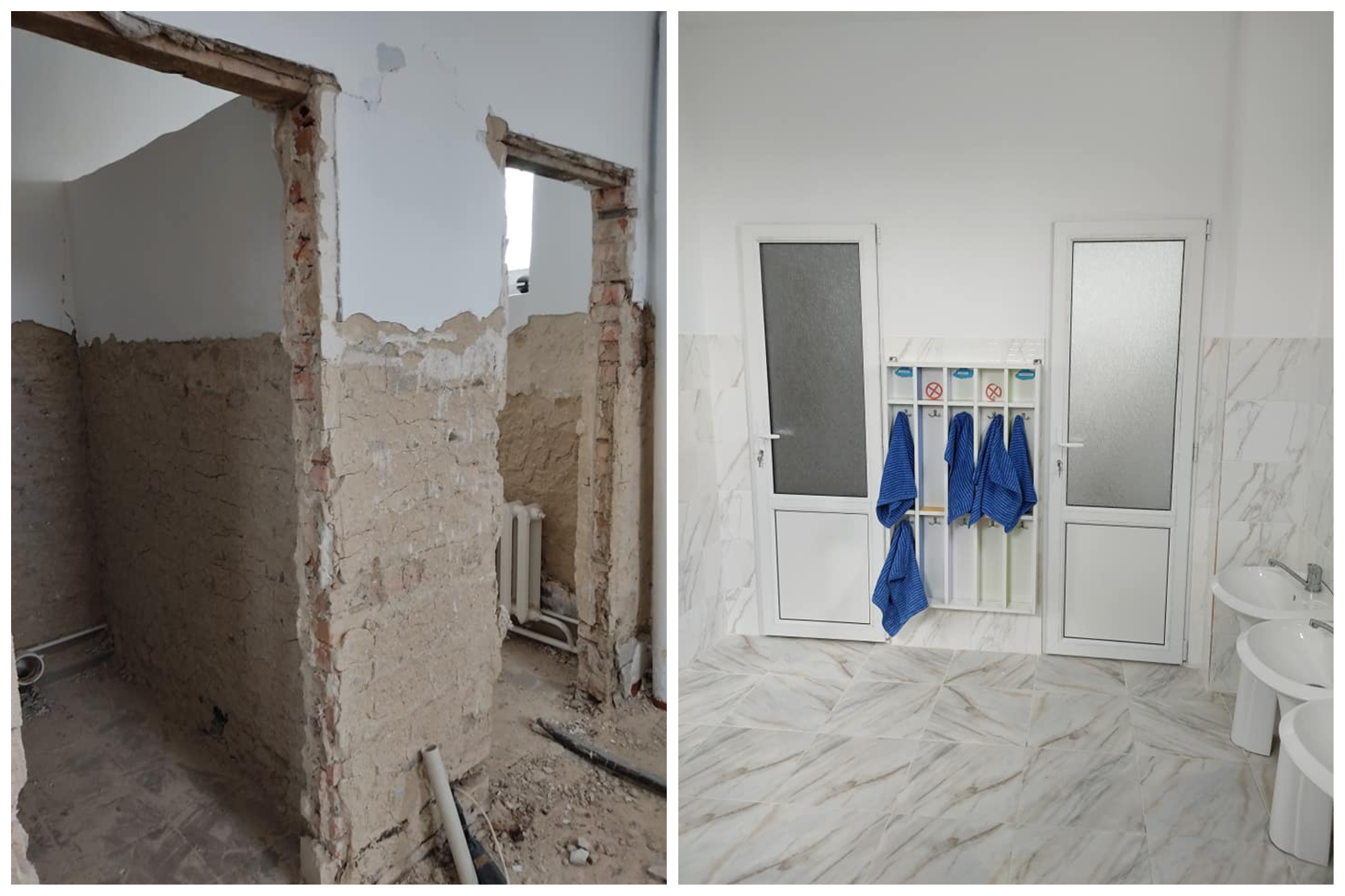 FOTO// Condiții mai bune pentru copii: Un bloc sanitar al grădiniței din Dănceni, reparat 1 My Post 1