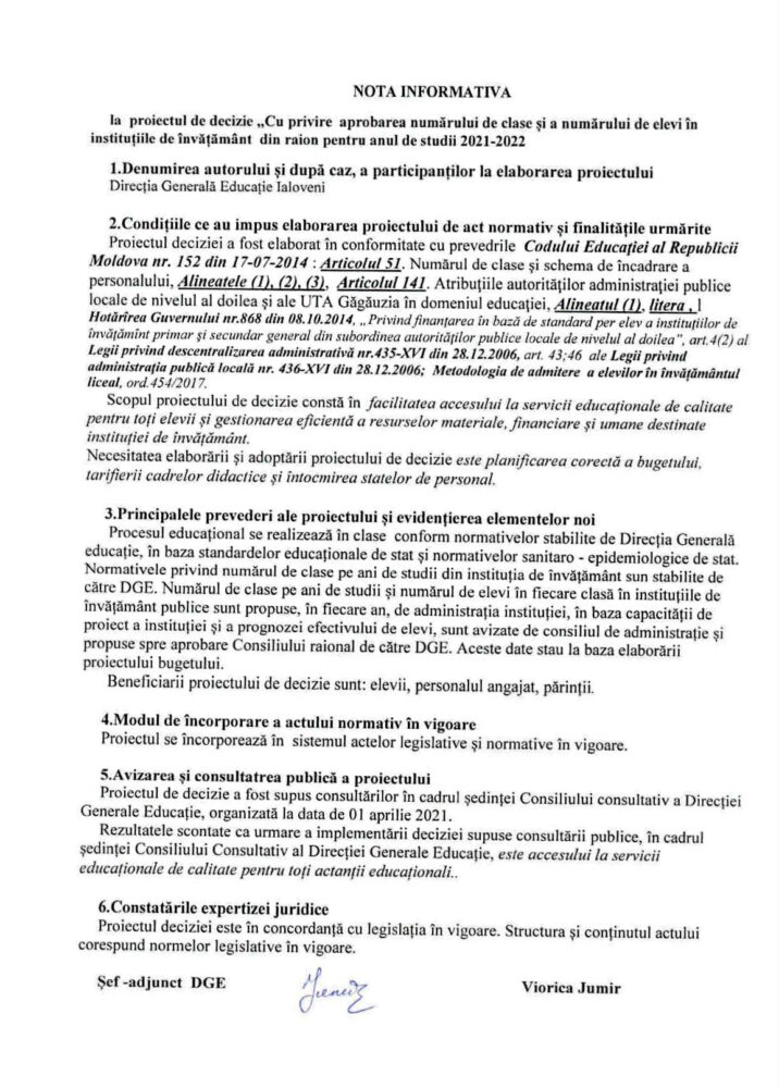 VIDEO// 10 mii 663 - prognoza numărului de elevi în școlile din raion în anul școlar 2021-2022 3 Prognoza numarului de elevi 2