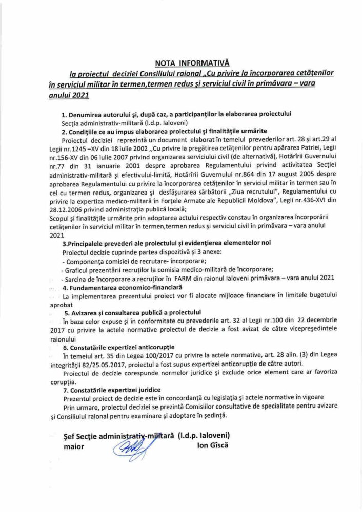 Doar 50 de tineri din raionul Ialoveni merg în această primăvară la armată 5 recrutarea de primavara 2