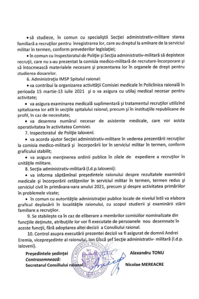 Doar 50 de tineri din raionul Ialoveni merg în această primăvară la armată 4 recrutarea de primavara 4