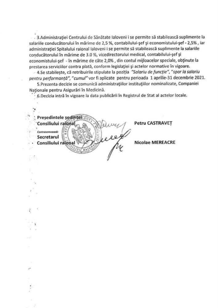 VIDEO// Sporurile la salarii pentru șefii unităților medicale din raion - motiv de ceartă între consilierii raionali 5 sporuri salarii medicina15.04.21 4