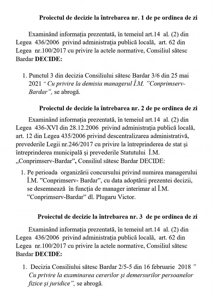 Consiliul sătesc Bardar se întrunește în ședință extraordinară 2 199487227 522627345846259 1922173601389189020 n
