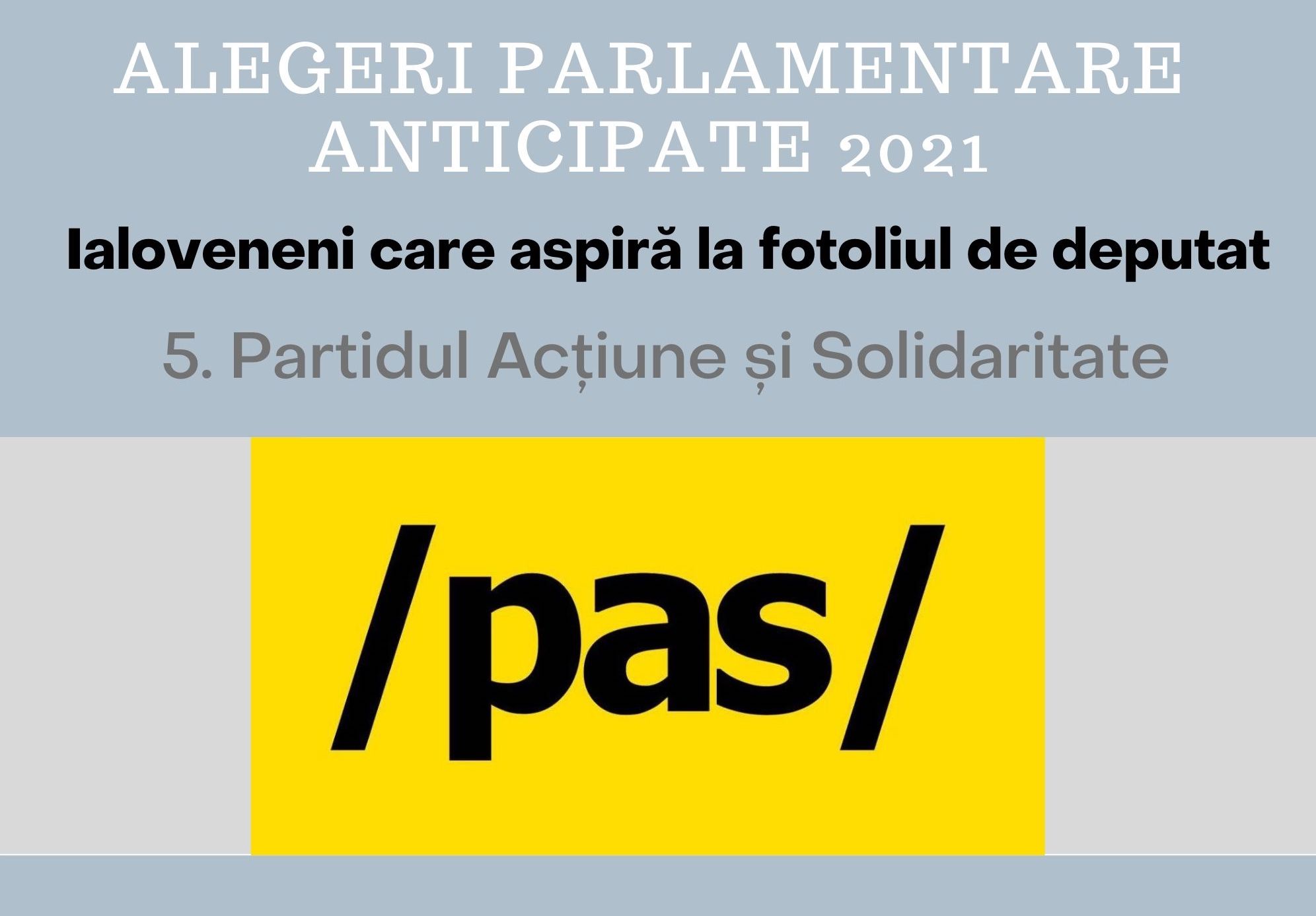 Alegeri Parlamentare Anticipate 2021// Candidați din Ialoveni pe lista PAS 1 alegeri 2021 pas