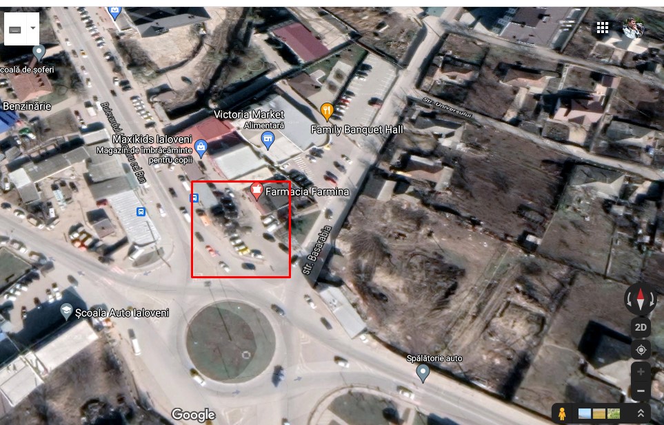 Terenul din centru orașului, cunoscută ca „parcarea taxiștilor” luat în vizorul delimitărilor cadastrale 1 parcarea taxistilor teren