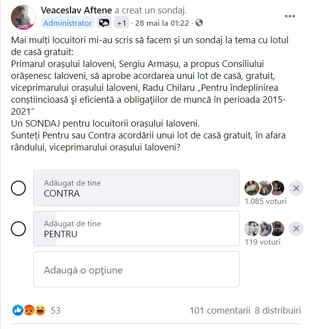 rezultate sondaj