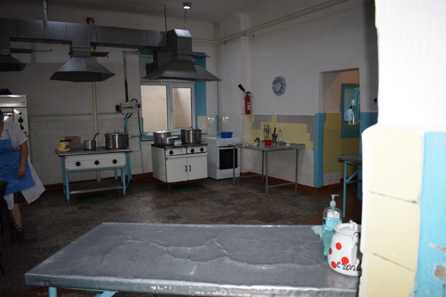 GALERIE FOTO// Spitalul raional Ialoveni a rămas FĂRĂ „bucătărie”. Vor apela la servicii de catering private 10 Bucataria propriu zisa unde se gateste mancarea