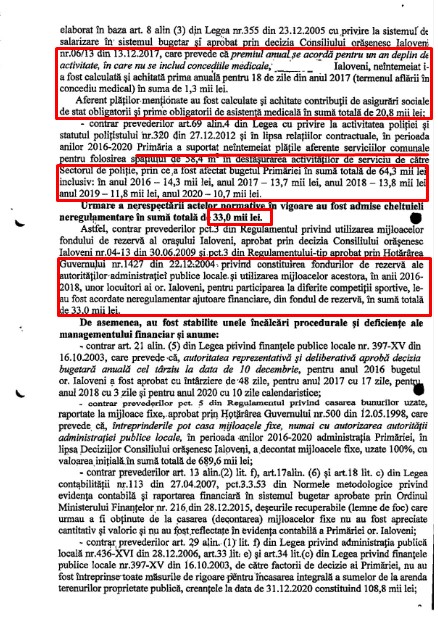 DOC// Inspecția Financiară a depistat un șir de nereguli la cheltuirea banilor publici în Primăria Ialoveni. Partea I 3 Inspectia financiara 1 articol pag 2