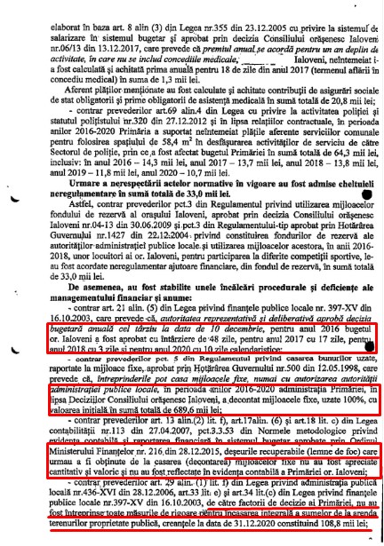 DOC// Încălcări de procedură și deficiențe ale managementului financiar în Primăria Ialoveni – raportul Inspecției Financiare. Partea II 2 Inspectia financiara 2 articol