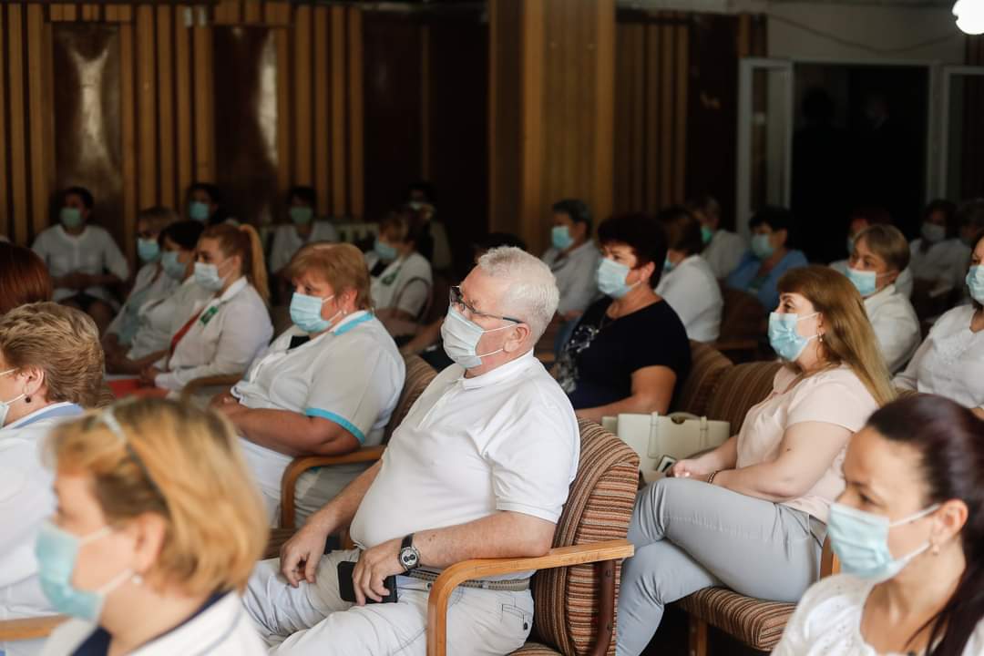Galerie FOTO// Mesajul președintei Maia Sandu după vizita la Ialoveni 13 Maia Sandu intalnire cu medicii 4
