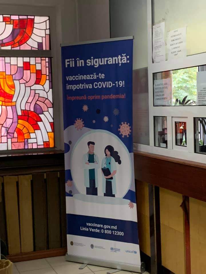 FOTO// La Ialoveni se desfăşoară astăzi Maratonul Vaccinării 5 Vaccinarea Ialoveni5
