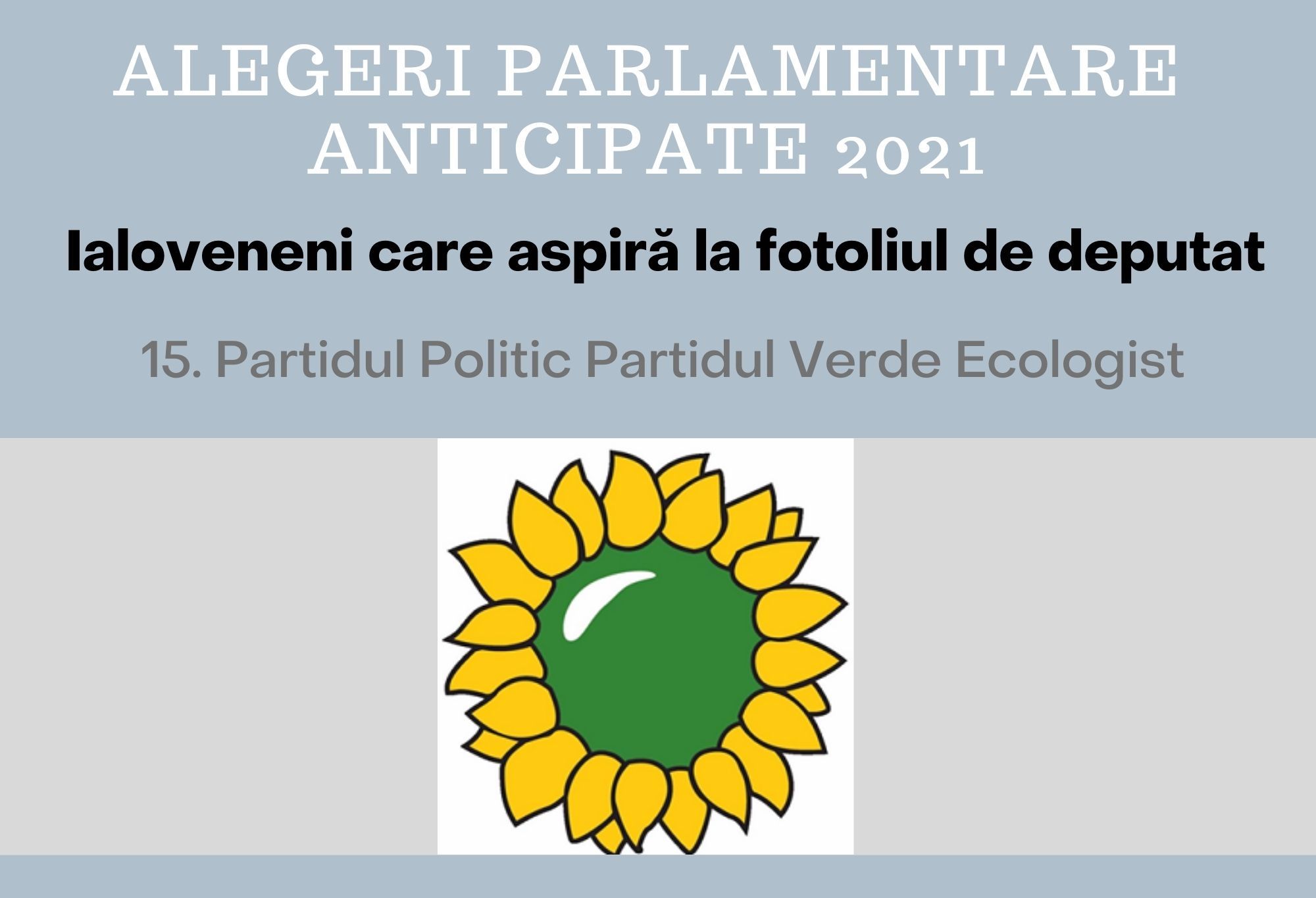 alegeri 2021 partidul verde ecologist