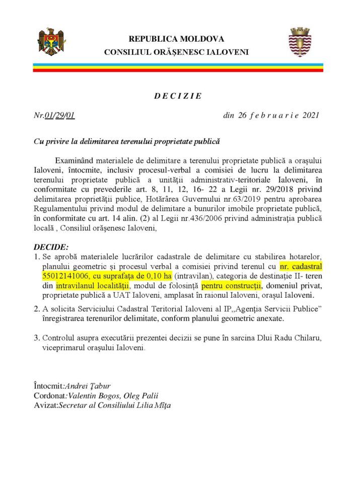 Un cetățean solicită 10 ari de teren aflați sub liniile de înaltă tensiune 4 decizii delimitare terenuri 26 feb 2021 page 001