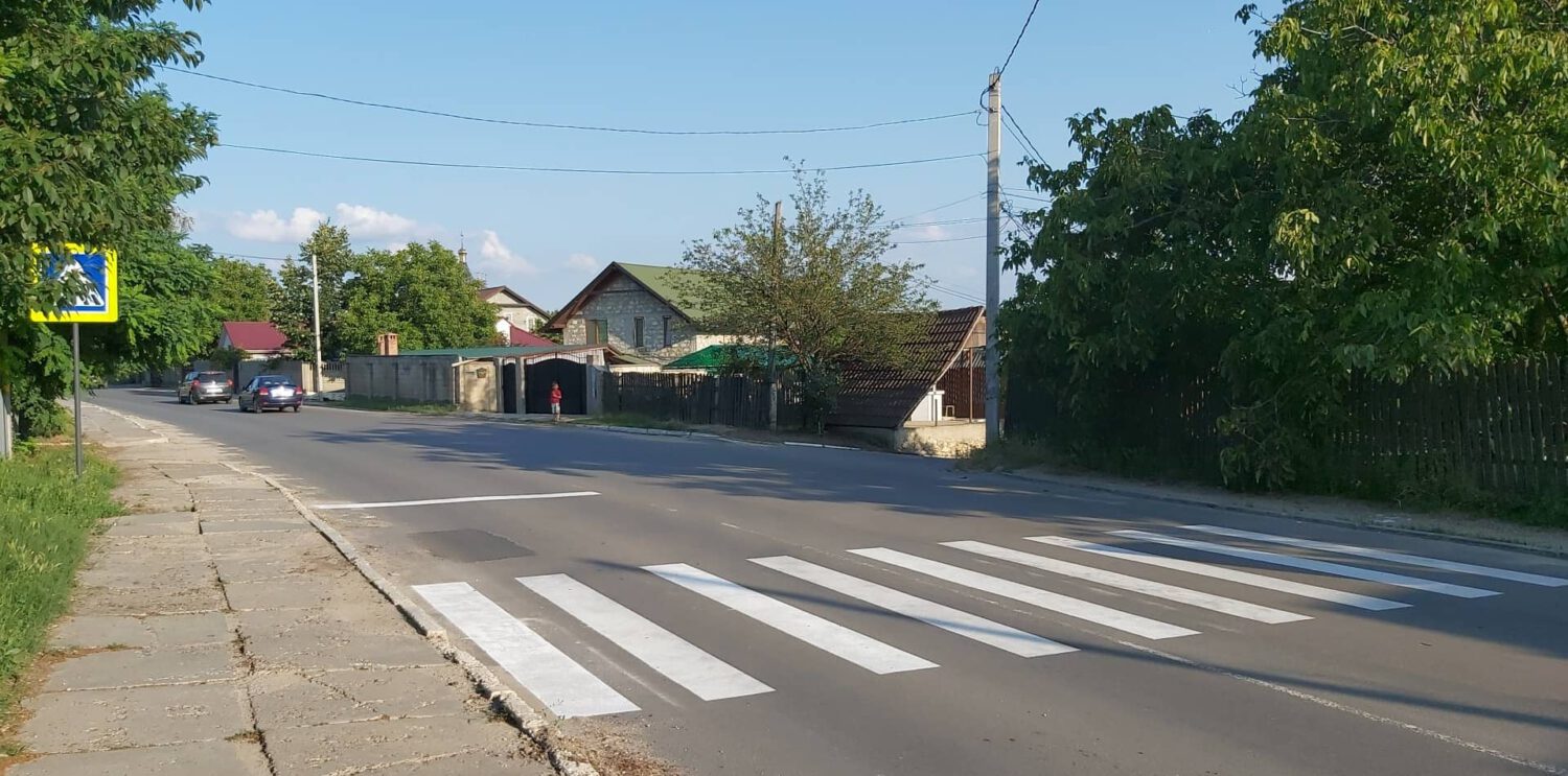 FOTO// După câteva luni de bătut la uși, un cetățean din Ialoveni a obținut desenarea unei ZEBRE 2 zebra desenata pe Stefan cel Mare 1