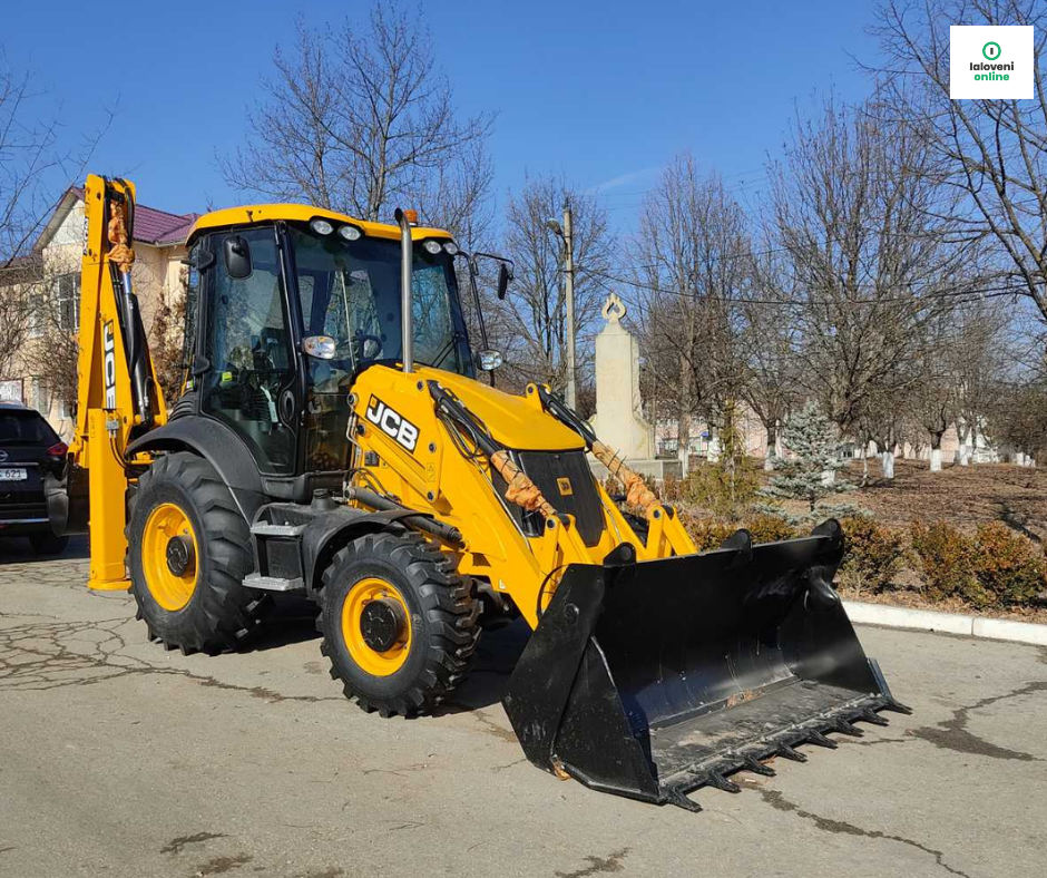 A fost stabilită taxa pentru buldoexcavatorul Primăriei Dănceni 1