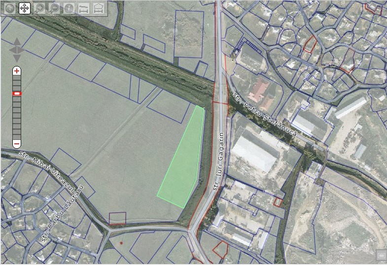 Solicitare de modificare PUG pentru construcția pe strada Gagarin a unui complex de locuințe cu regim mic de înălțime 3 Teren 2 modificare PUG e cadastru