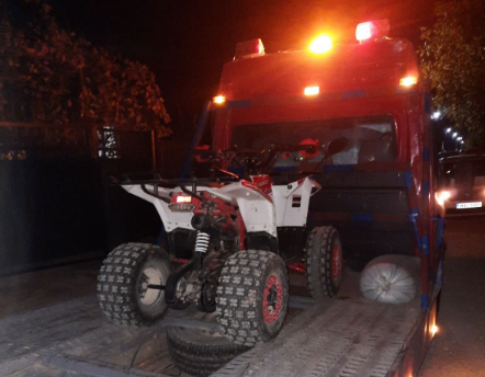 Bărbat din Răzeni, prins în stare de ebrietate în timp ce conducea un ATV 1 Screenshot 2022 10 21T152550.397