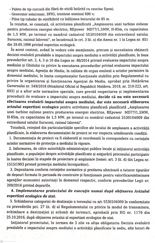 O turbină eoliană ar putea fi instalată în Suruceni. Agenția de Mediu îndeamnă cetățenii să-și expună părerea 5 349863087 798444855191176 7259120344102129099 n