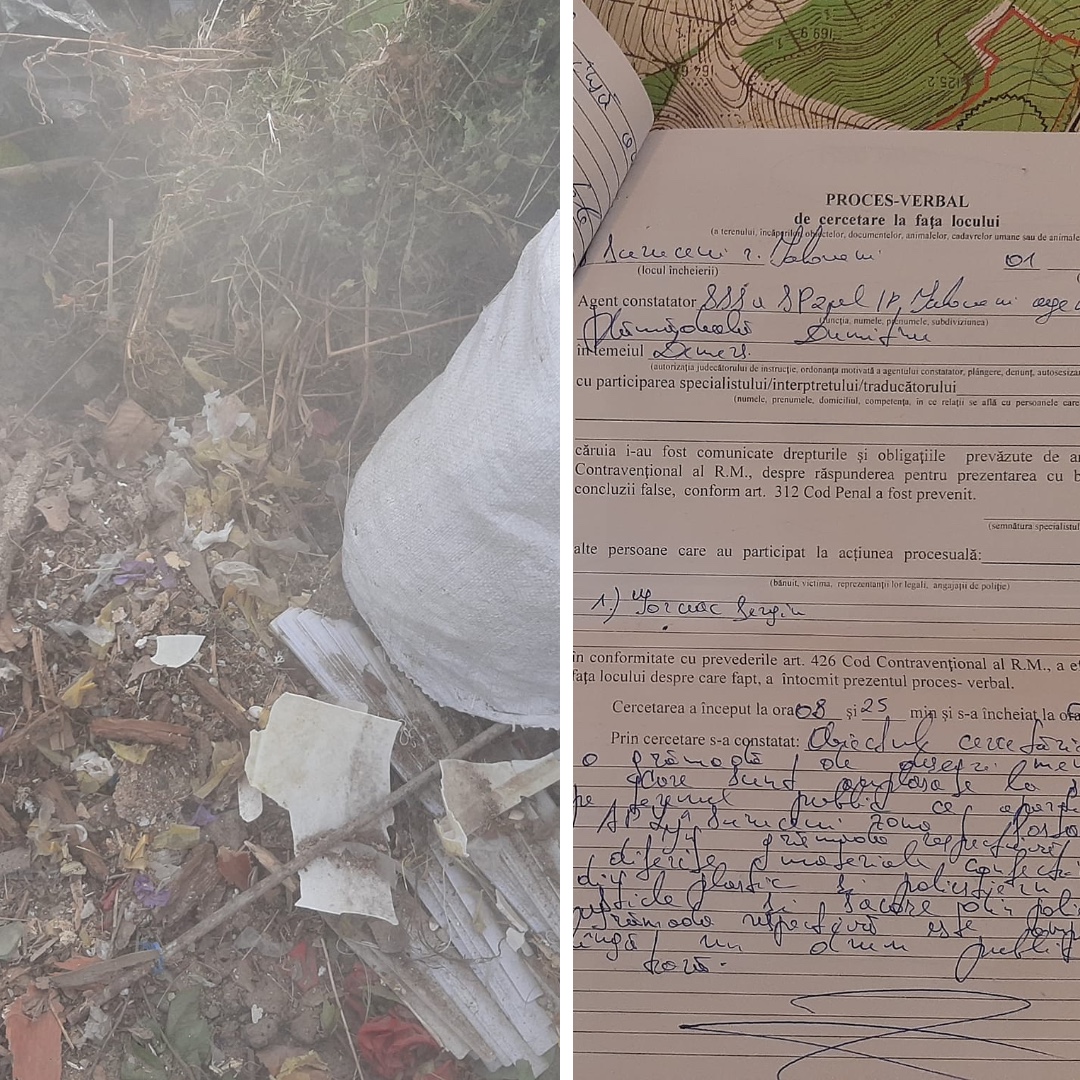 Un bărbat din Suruceni urmează să fie sancționat de Primărie, după ce a aruncat câțiva saci cu gunoi la fosta gunoiște 1 Square 4x4 1