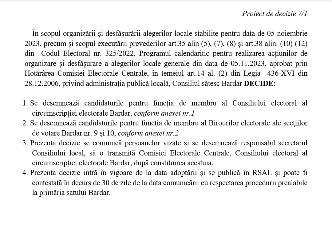 Consilierii din Bardar, convocați în ședință. Pe ordinea de zi - 9 subiecte 3 368322640 610060684643443 7743494587626089907 n