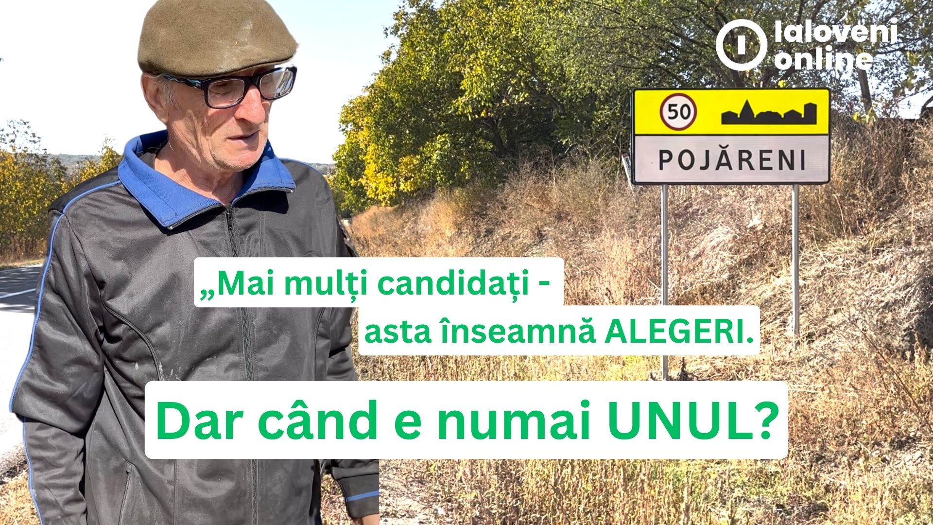 pojăreni - alegeri cu un singur candidat