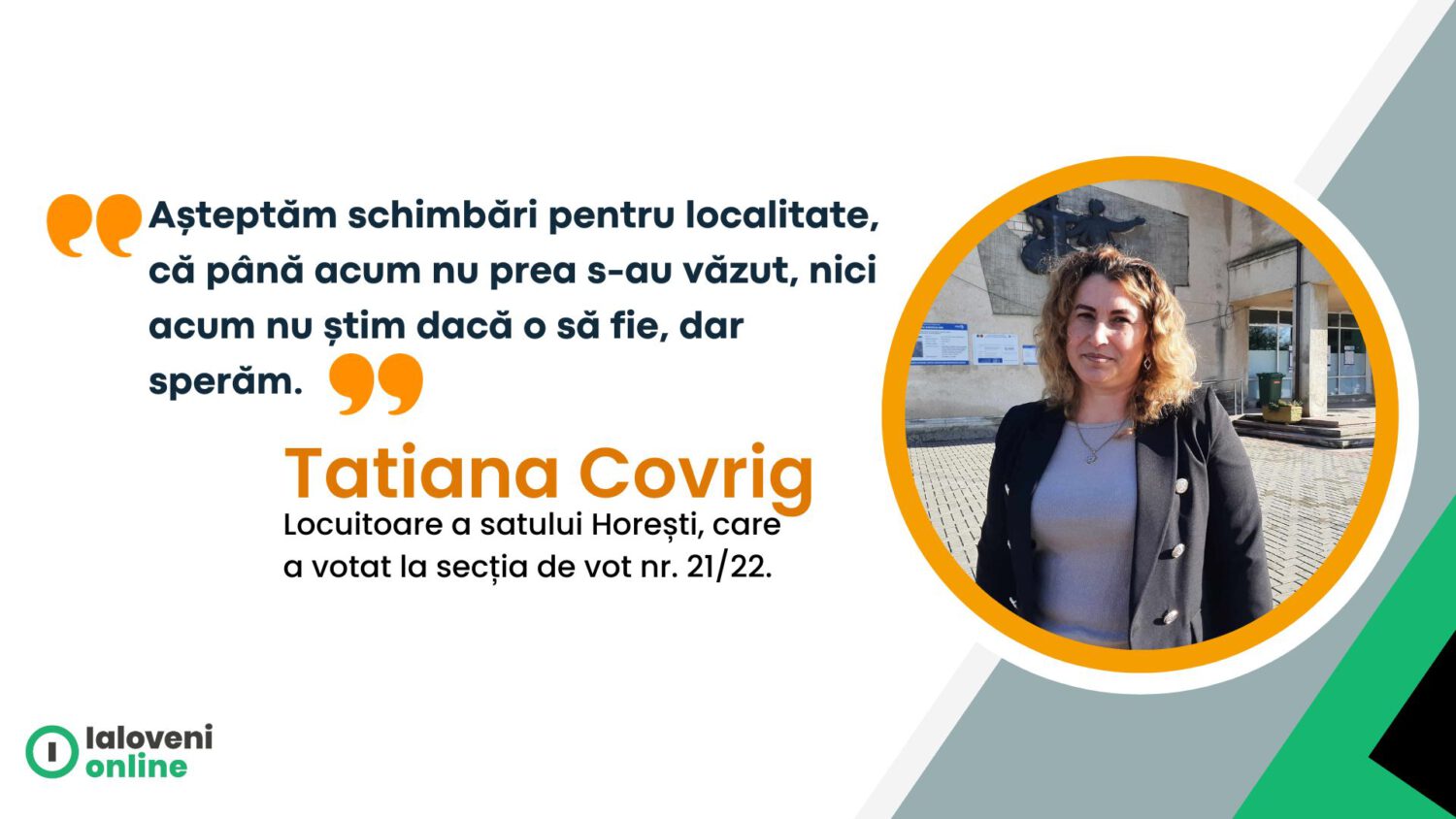 Ialovenenii votează! „Oamenii trebuie să înțeleagă că alegerea o facem noi și de asta depinde cum vom trăi noi mai departe” 5 4 1