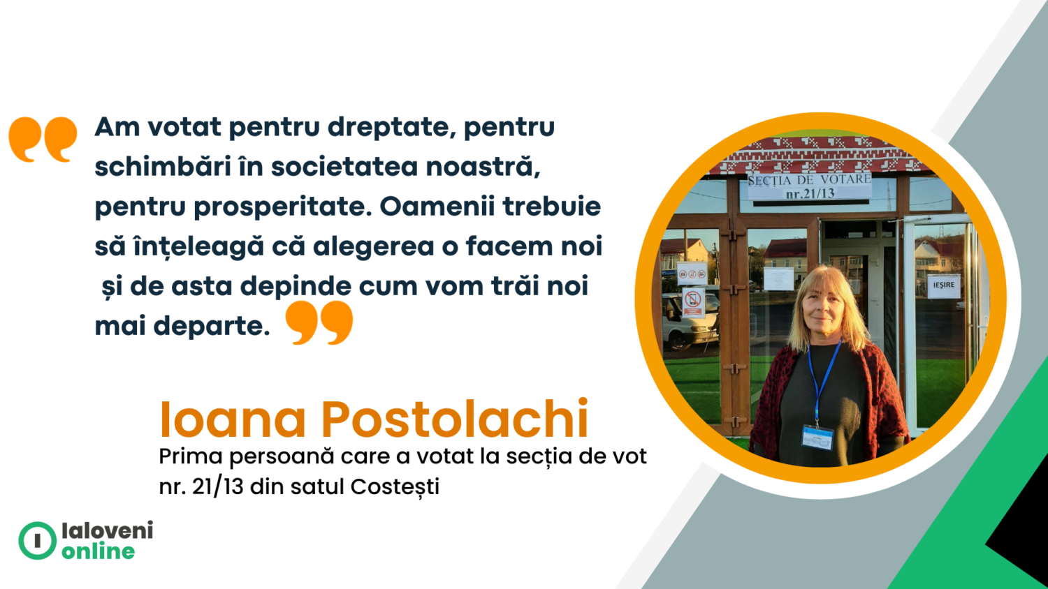 Ialovenenii votează! „Oamenii trebuie să înțeleagă că alegerea o facem noi și de asta depinde cum vom trăi noi mai departe” 2 Postolache 1