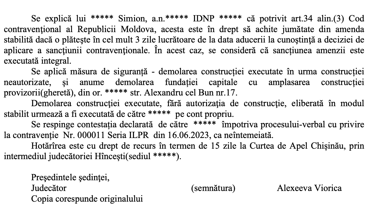 Instanța de judecată a dispus demolarea gheretei de lângă Oficiul Poștal Ialoveni 4 Screenshot 2023 11 17 at 12.02.27