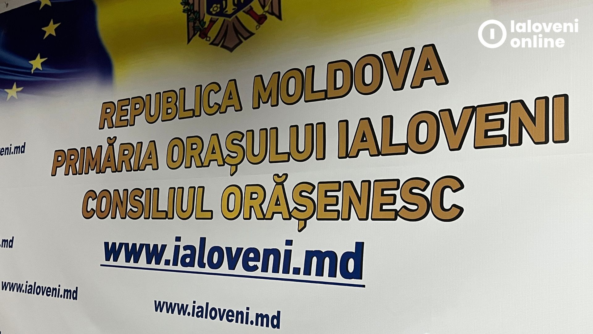 Panou PrimariaConsiliul orasenesc Ialoveni