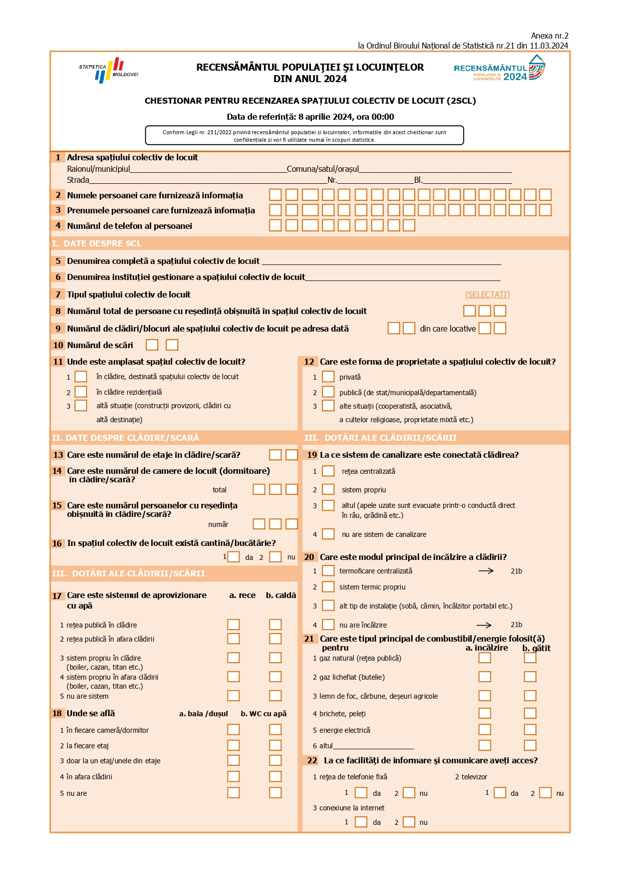 chestionar recenzarea spatiului colectiv de locuit 1