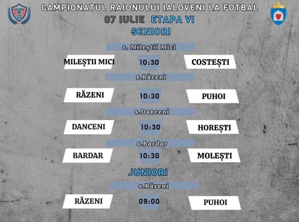 Pe 7 iulie începe a VI-a etapă a Campionatului raional la fotbal 2 449845243 446725518338209 3751792791894458841 n 1