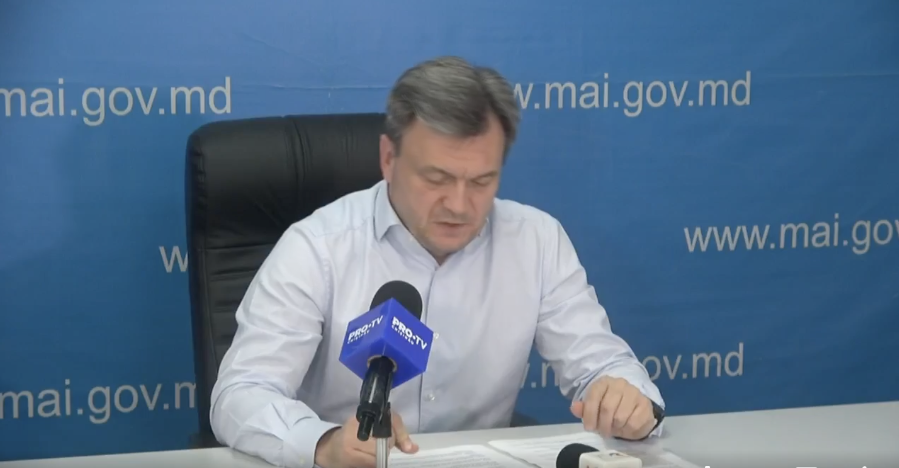 Dorin Recean: ,,Cele mai afectate de ploaia torențială sunt raioanele Leova și Cantemir, dar situații complicate sunt și în Ialoveni, Chișinău, Strășeni 1 Captură foto