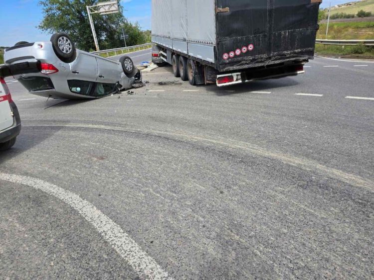 Accident în apropiere de orașul Ialoveni. O mașină s-a răsturnat 2 img 3748 1