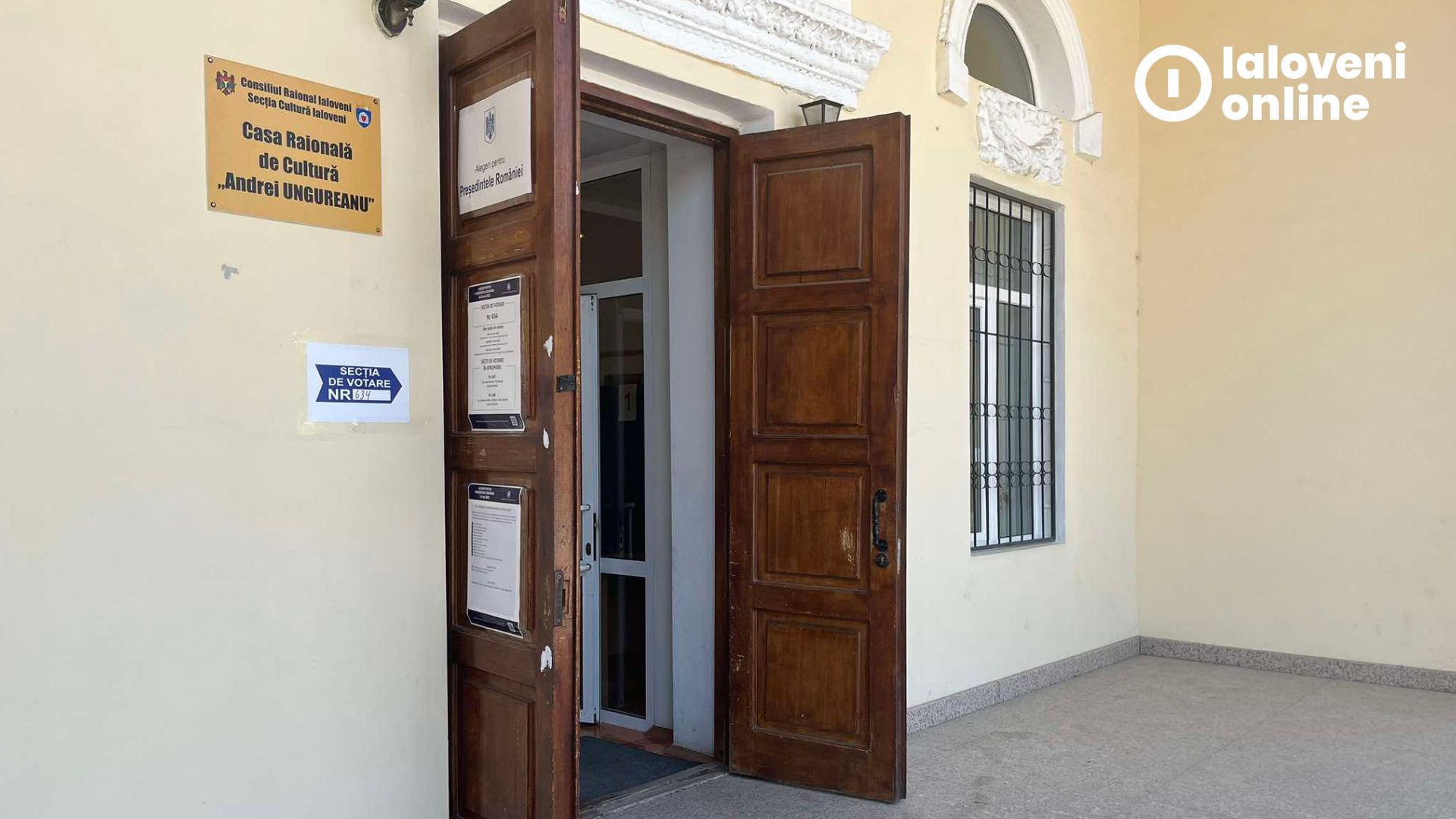 Tot mai mulți alegători la secția de votare din Ialoveni. Prezența - mai mare decât în primele două zile de vot a primului tur 1 sectia de votare nr 634 Ialoveni