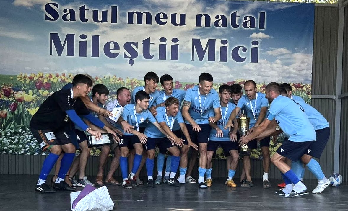 Mileștii Mici, campioana raionului Ialoveni la fotbal 2025 1 fotbal milestii mici 2025