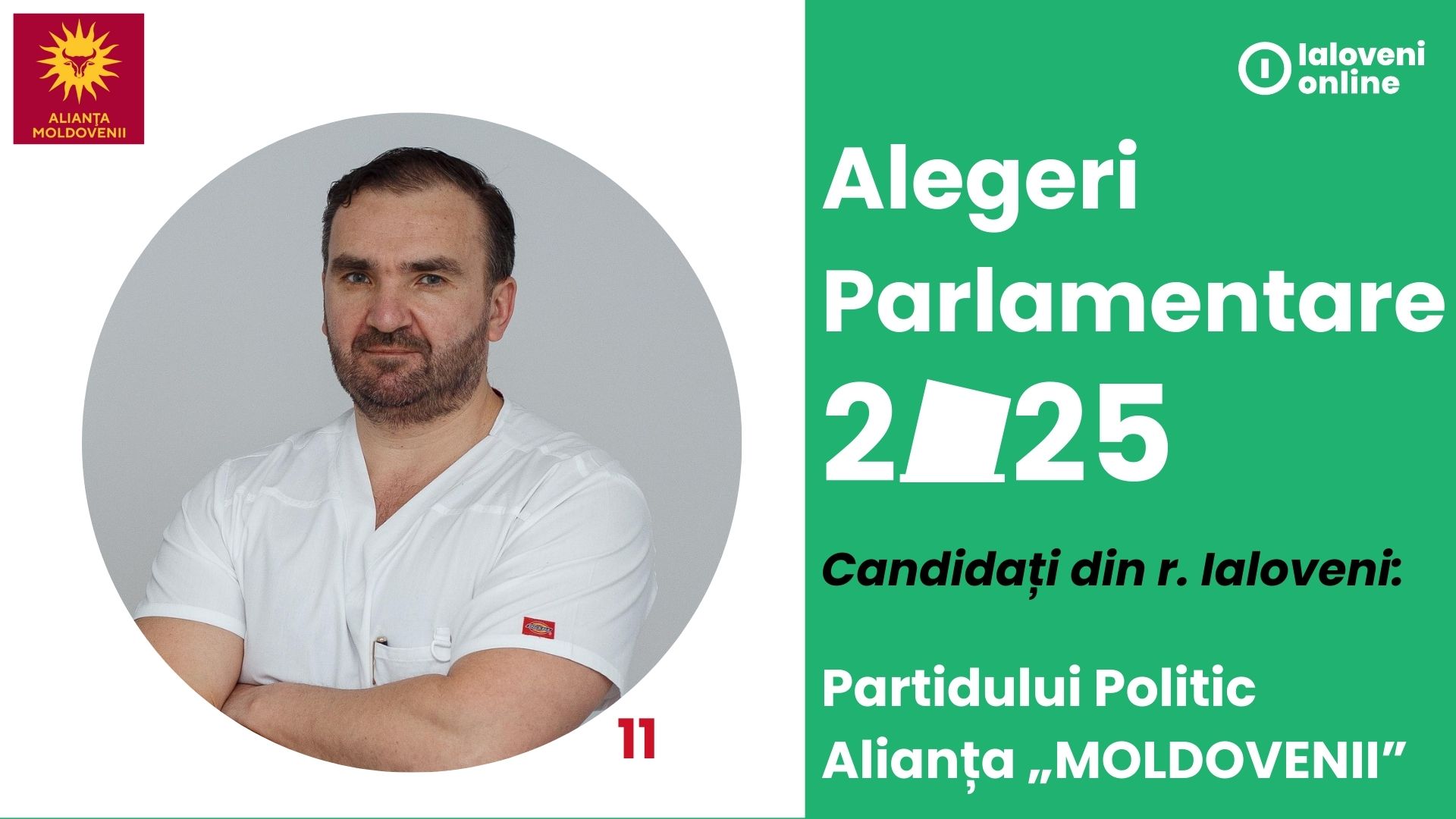 Alegeri parlamentare 2025// Un medic milionar din Dănceni pe lista PP Alianța „MOLDOVENII” 1 alianta moldovenii alegeri ialoveni
