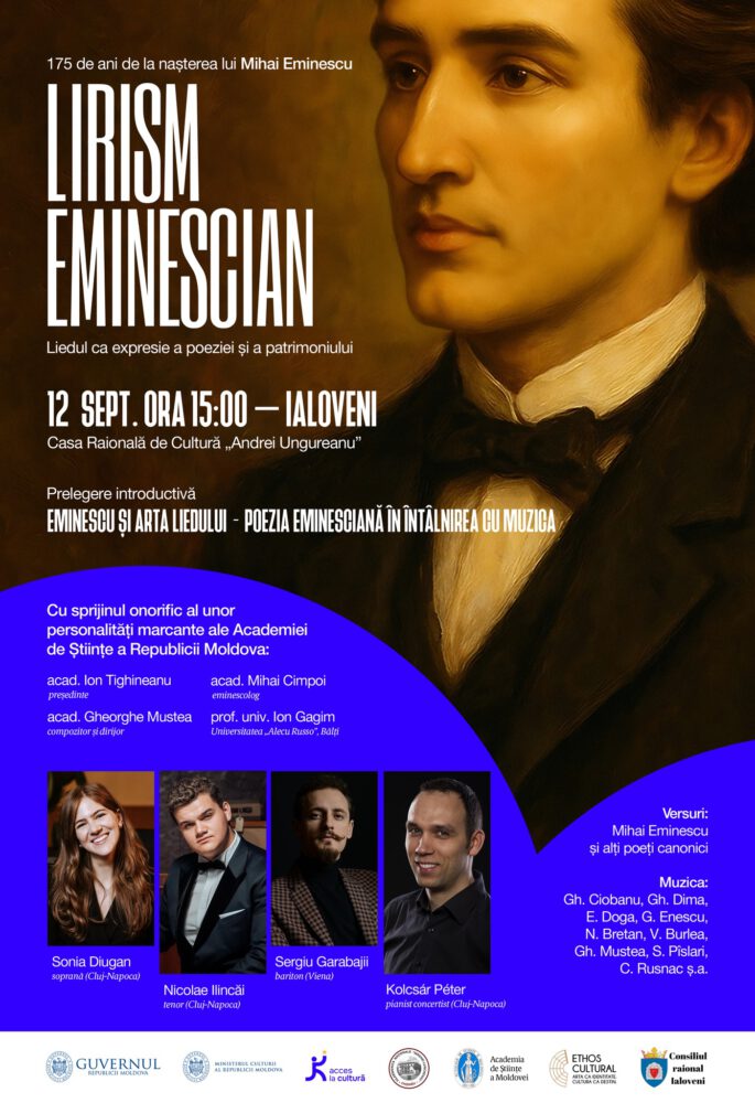 Poezia lui Eminescu transpusă în muzică – concert aniversar la Casa de Cultură din Ialoveni 2 concert eminescu 2025 2