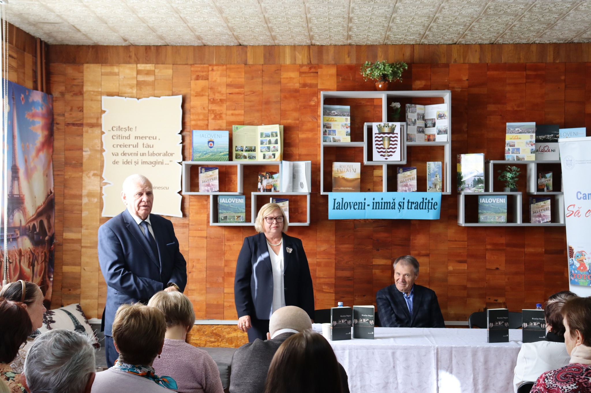 Întâlnire cu scriitorul Nicolae Negru, la Ialoveni 1 573862141 1337974381457502 3739573376509743557 n