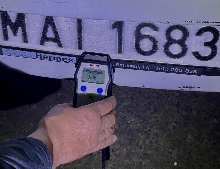 Femeie oprită în Horești după ce conducea haotic: testul alcoolscopic a indicat ebrietate avansată 1 testare alcooscopica horesti