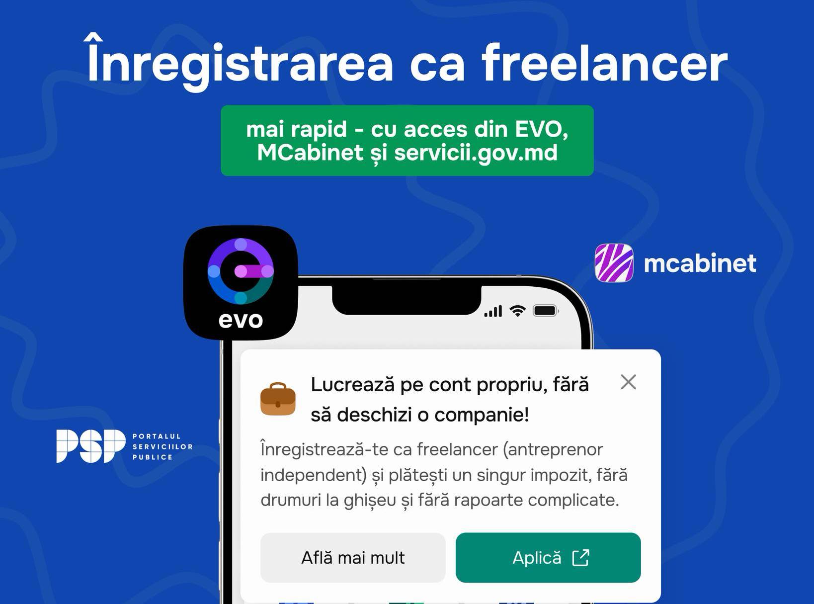 inregistrare freelance moldova