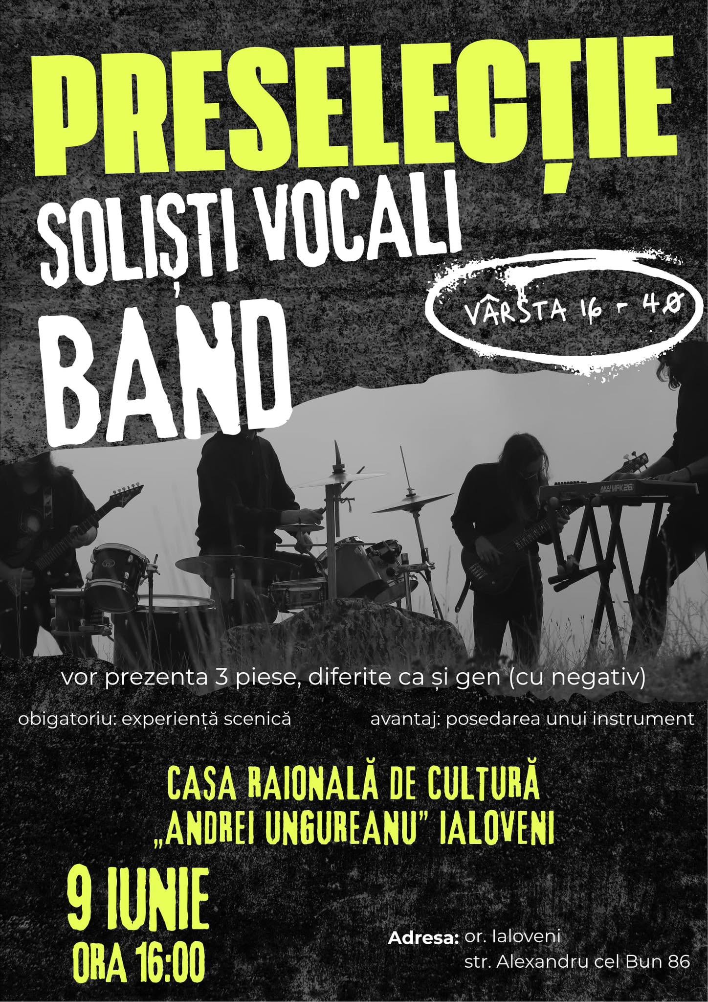 La Ialoveni se fondează o Band-Orchestră de Muzică de Estradă 1 band ialoveni estrada