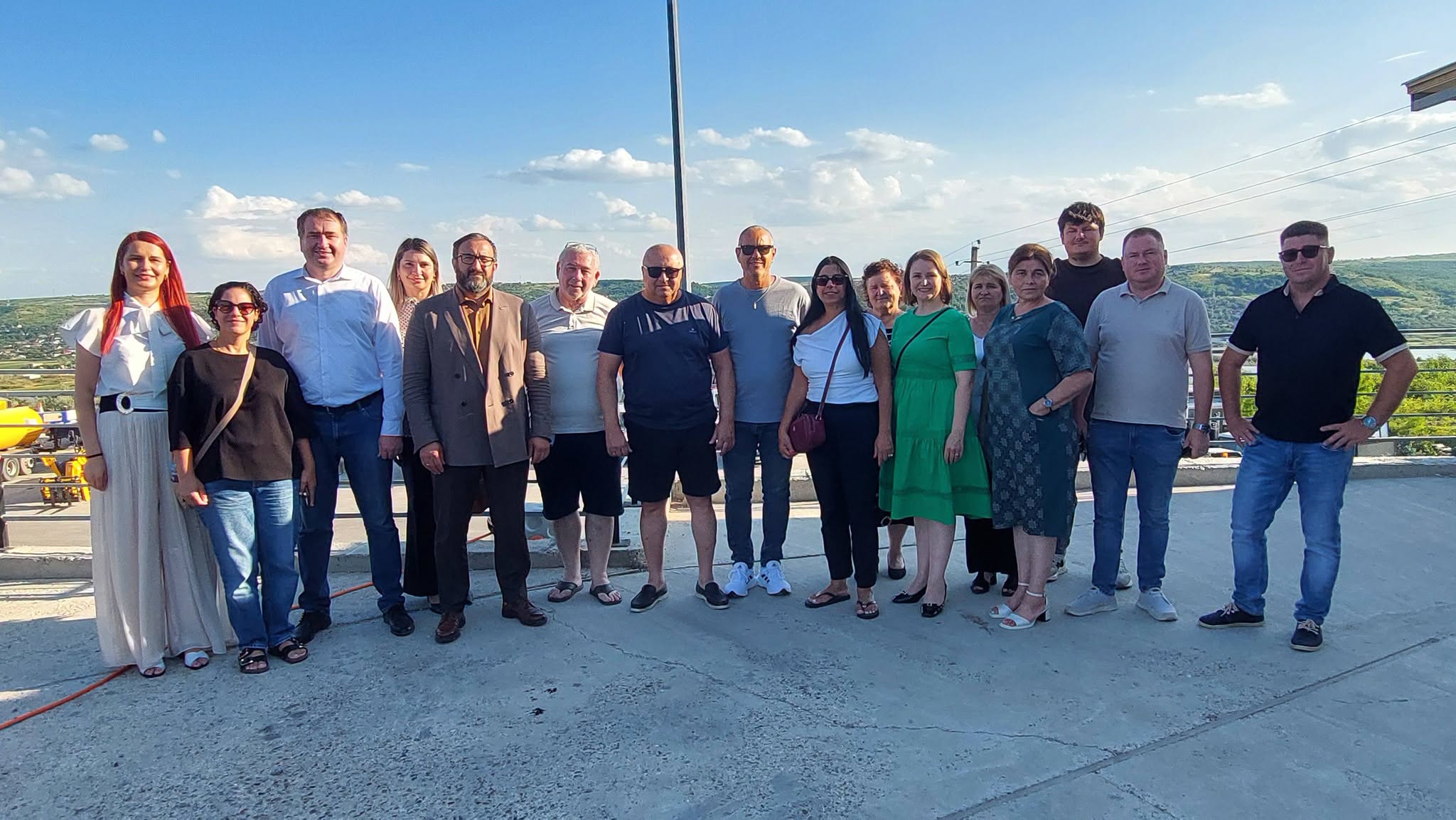 Delegația oficială a orașului Hadera, Israel, în vizită la Costești 1 Sursă foto: Primăria Costești