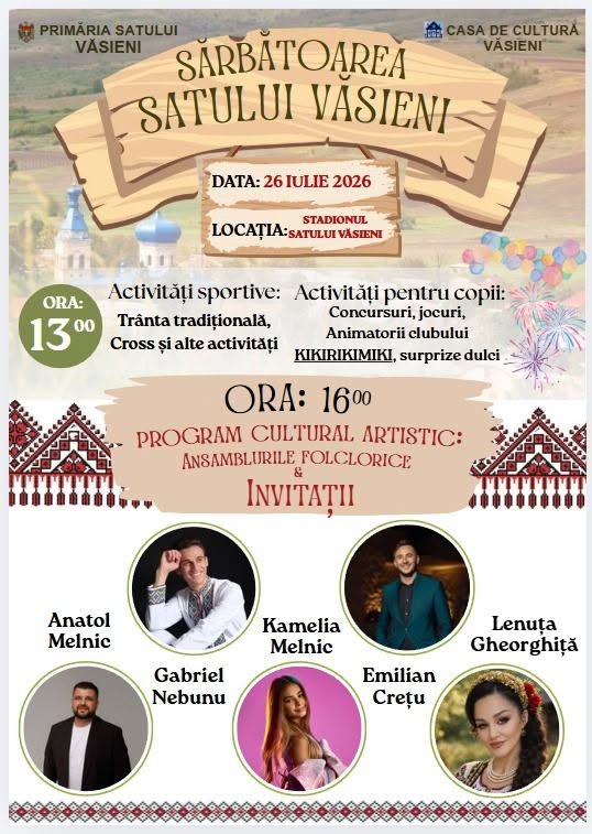 Muzică, folclor și competiții sportive la Sărbătoarea Satului Văsieni 1 742586946 27670302469247292 1745105326271118733 n