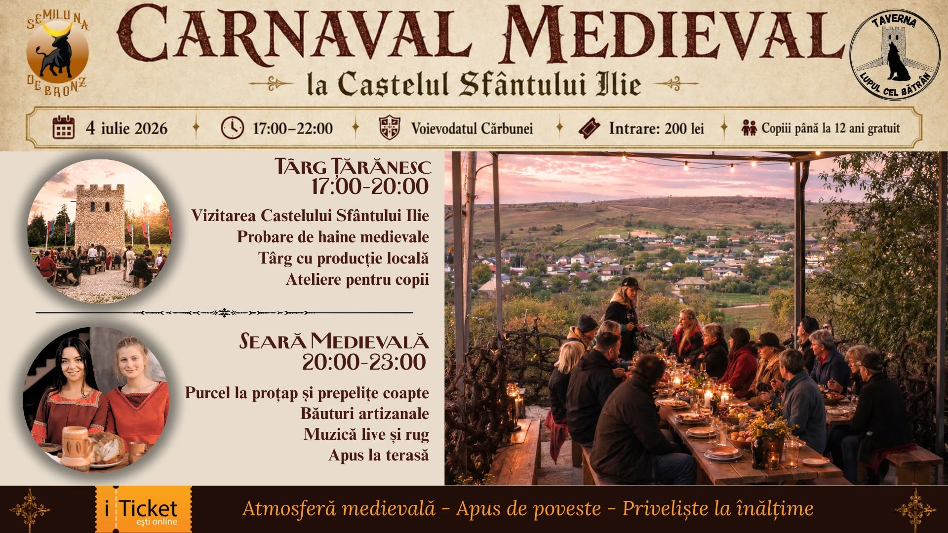 Carnaval Medieval la Castelul Sfântului Ilie, în satul Cărbuna, raionul Ialoveni 1 carnaval medieval carbuna 2026
