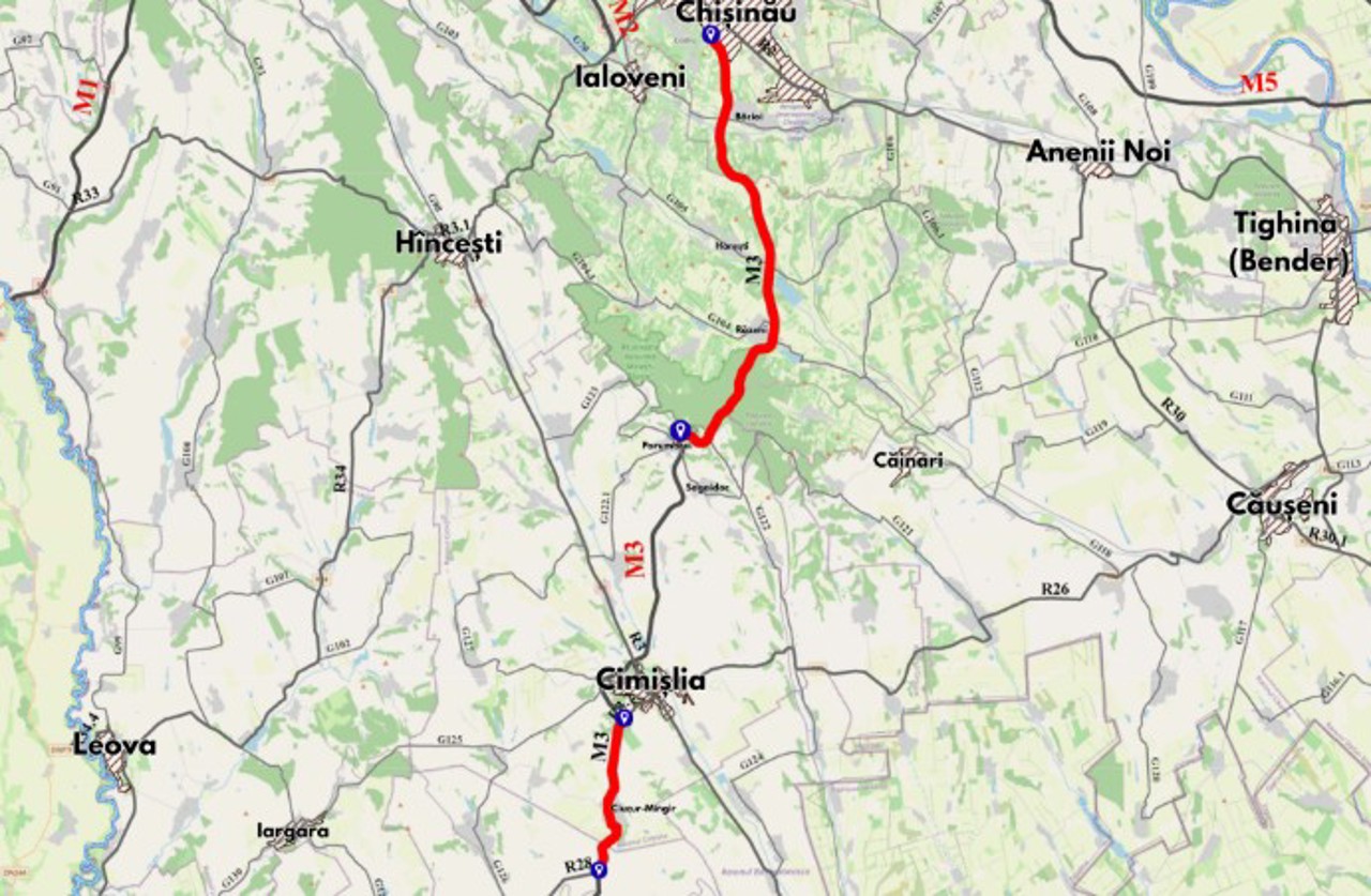 AND lansează licitația pentru proiectarea reparației capitale a circa 49 km din drumul M3, pe teritoriul Chișinăului și al raioanelor Ialoveni și Cimișlia 1 drumul m3